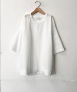 エアベント・メッシュタフタ クルーネックプルオーバー