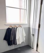 エアベント・メッシュタフタ クルーネックプルオーバー