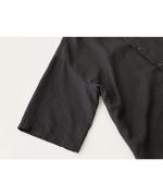 スラブトリアセテート・ガーゼ 一枚襟シャツ