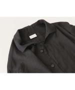 スラブトリアセテート・ガーゼ 一枚襟シャツ