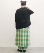 スラブトリアセテート・ガーゼ 一枚襟シャツ