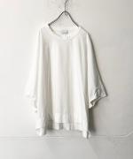 コットンポーラル天竺 ドルマンスリーブプルオーバー