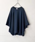 コットンポーラル天竺 ドルマンスリーブプルオーバー