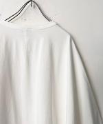 コットンポーラル天竺 ドルマンスリーブプルオーバー