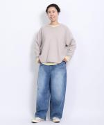 コットンカシミヤ V衿プルオーバー