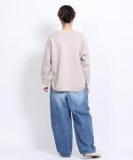 コットンカシミヤ V衿プルオーバー