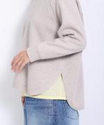 コットンカシミヤ V衿プルオーバー