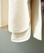 コットンカシミヤ V衿プルオーバー