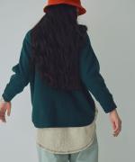 コットンカシミヤ V衿プルオーバー