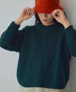 コットンカシミヤ V衿プルオーバー