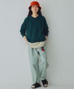 コットンカシミヤ V衿プルオーバー