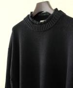 コットンカシミヤ×モヘア Wネックプルオーバー