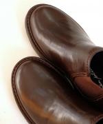 stitch side goa ankle boots