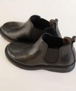 stitch side goa ankle boots