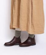 stitch side goa ankle boots