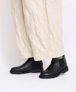 stitch side goa ankle boots