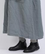 stitch side goa ankle boots