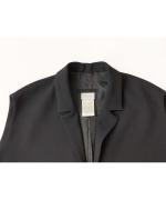 トリアセテート&ポリエステル・ライトクレープダブルクロス テーラードベスト