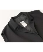 トリアセテート&ポリエステル・ライトクレープダブルクロス テーラードベスト