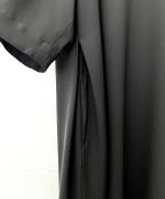 トリアセテート&ポリエステル・ライトクレープダブルクロス ロングワンピース