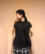 COTTON LACE PINTUCK SHIRT