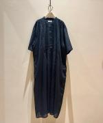 COTTON LACE PINTUCK DRESS