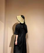 COTTON LACE PINTUCK DRESS