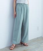 Linenライクツイル ワイドパンツ