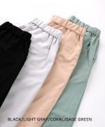 Linenライクツイル ワイドパンツ