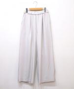 Linenライクツイル ワイドパンツ
