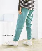 WOOLライクツイル　テーパードパンツ