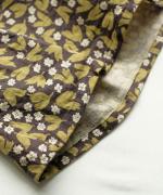 フラワープリント　6分袖ブラウス