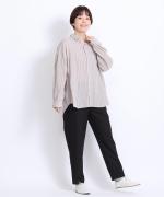 newストレッチツイル　スリムテーパードパンツ