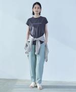 newストレッチツイル　スリムテーパードパンツ