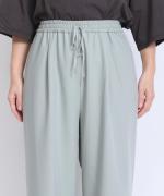 newストレッチツイル　イージーワイドパンツ