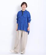 newストレッチツイル　イージーワイドパンツ