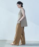 newストレッチツイル　イージーワイドパンツ