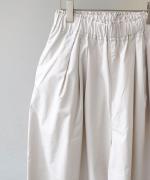 カラーボトム　ランタンワイドパンツ