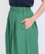 カラーボトム　ランタンワイドパンツ