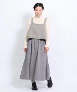 細コールコーデュロイ ポケットスカート