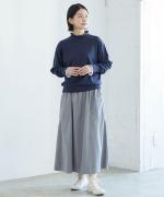 細コールコーデュロイ ポケットスカート