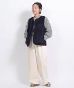 ブランケットフリース　ベスト