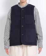 ブランケットフリース　ベスト