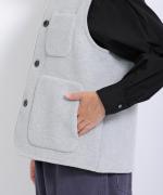 ブランケットフリース　ベスト