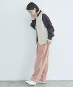 ブランケットフリース　ベスト