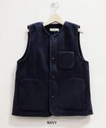 ブランケットフリース　ベスト