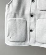 ブランケットフリース　ベスト