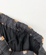 カットジャガード(パンジー)　ストレートワイドパンツ