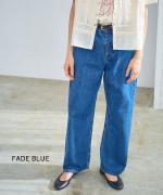 denim　ワイドストレート