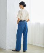 denim　ワイドストレート
